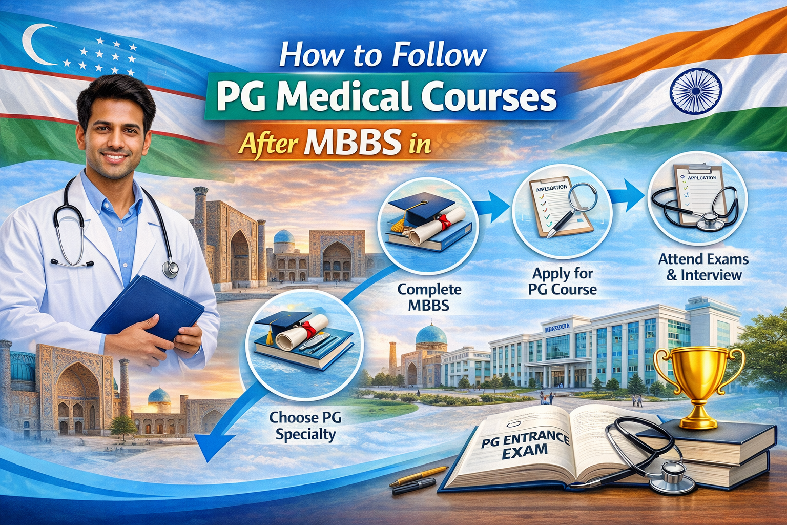 How to Follow PG Medical Courses After MBBS in Uzbekistan